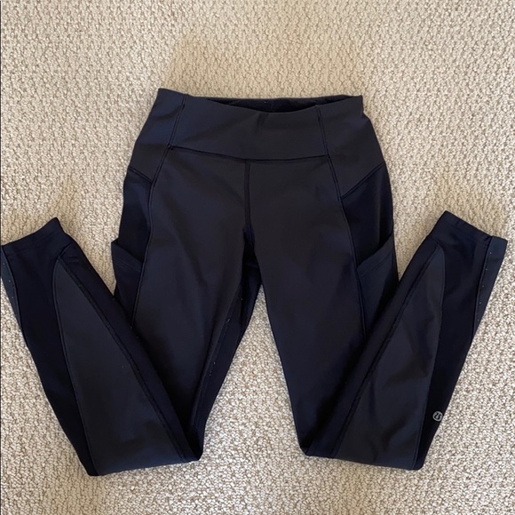 Fleece Lined Lululemon Leggings (Sleet Sprinter) - Picture 4 of 8